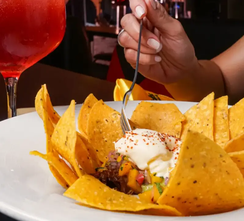 Nachos con Carne en Acústica Restaurante Show Bar Palmira