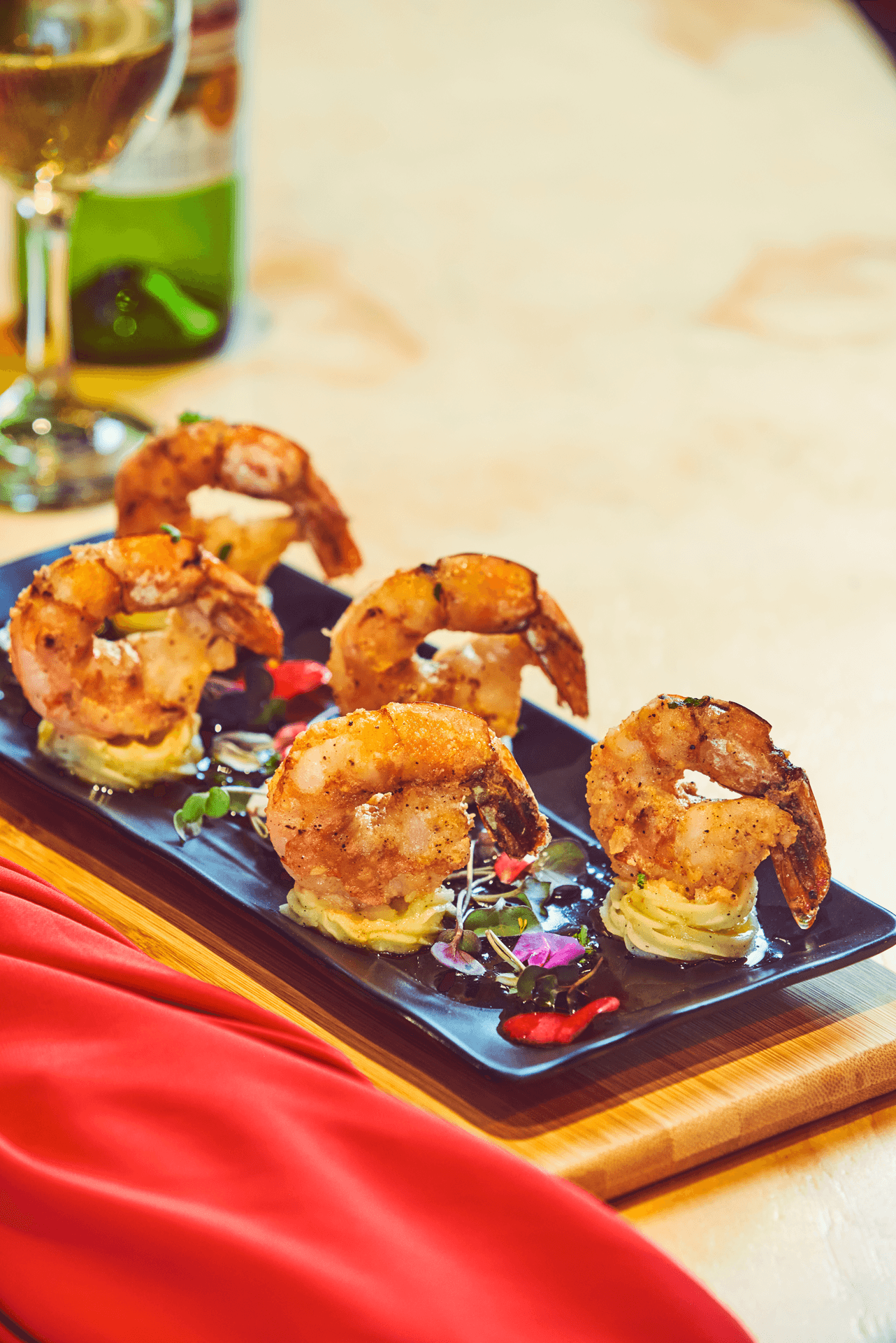 Langostinos al Ajilllo